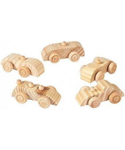 Unfinished Paintable Wooden Cars Set of 12 - DIY Toys and Wood Crafts for Kids Party Favors and Activities $23.79 Kids' Drawi...