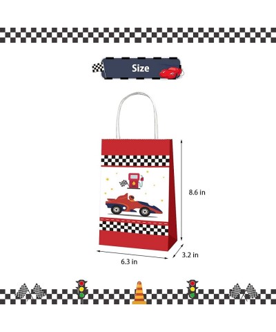 12 Pcs Race Car Party Gift Bags Racing Candy Treats Bags for Kids Birthday Party Decoration Let's go Racing Theme Party Favor...