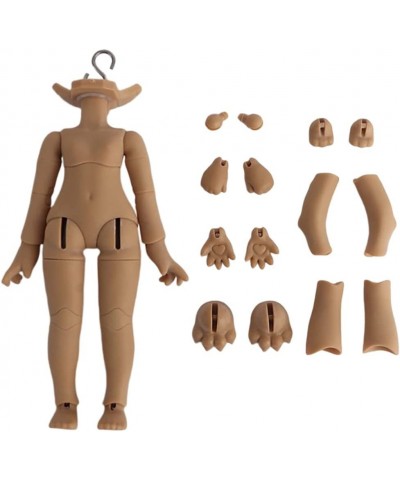 New 1/12BJD Doll Body for GSC Head OB11 Doll Replace Body with Animal Body Accessories Three Uses Action Figures (Cinnamon) $...