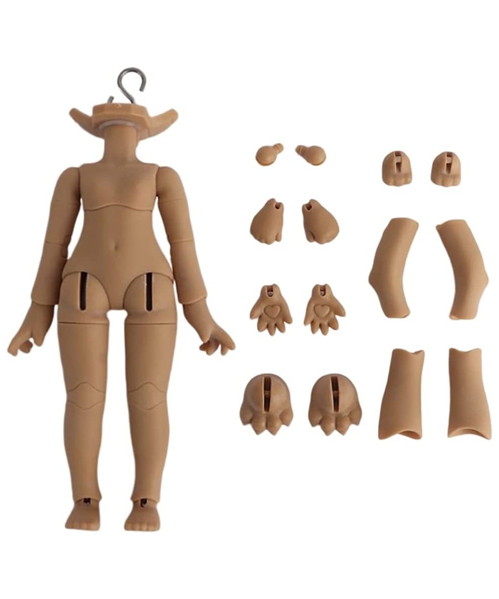 New 1/12BJD Doll Body for GSC Head OB11 Doll Replace Body with Animal Body Accessories Three Uses Action Figures (Cinnamon) $...