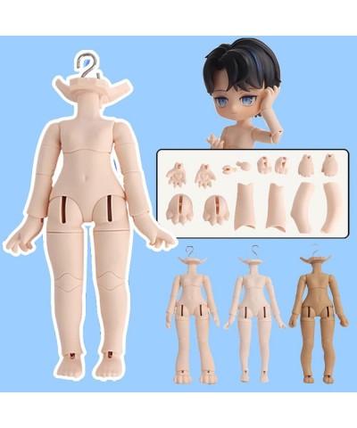 New 1/12BJD Doll Body for GSC Head OB11 Doll Replace Body with Animal Body Accessories Three Uses Action Figures (Cinnamon) $...