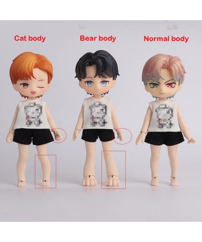 New 1/12BJD Doll Body for GSC Head OB11 Doll Replace Body with Animal Body Accessories Three Uses Action Figures (Cinnamon) $...