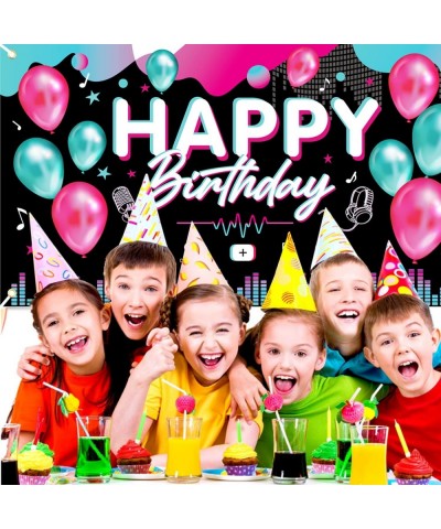 Musical Happy Birthday Party Decorations Compatible for Tik Theme Birthday Party Social Media Birthday Party Supplies Include...