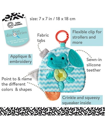 Baby Einstein First Discoveries Squeezer Teether 7-Inches Neptune Turtle $21.78 Baby Teether Toys