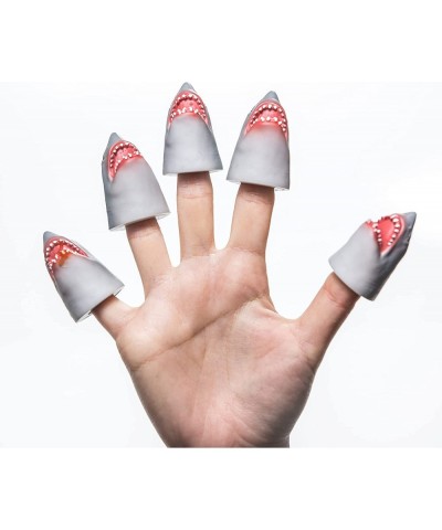 Shark Finger Puppet Novelty Toys Finger Doll Props Animal Cake Toppers Gift (Shark 5 Piece Set) $15.54 Finger Puppets