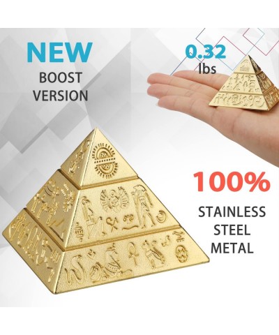 Egyptian Pyramid Fidget Spinner Desk Toy Metal Fidget Fingertip Spinner for Kids Adults Perfect for Stress Relief Anti Anxiet...