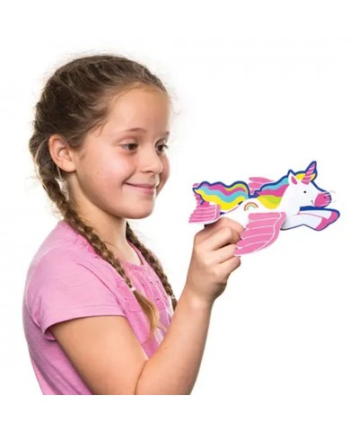 AR583 Rainbow Unicorn Gliders - Pack of 8 Flying Toys for Kids Party Bag Fillers Pocket Money Gifts and Small Items for Child...