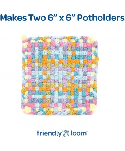 Traditional Size Loops in The Pastel Colors Enough to Make 2 potholders $17.24 Craft Kits