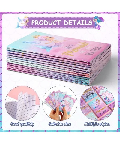 60 Pcs Mermaid Birthday Party Favors Classrooms Exchange Class Reward Prizes Mini Mermaid Notepad Shark Stampers for Kids Pri...