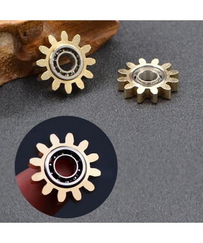 Pure Brass Fidget Spinner Gears Linkage Fidget Toy Metal DIY Hand Spinner Spins Long Time EDC Focus Meditation Break Bad Habi...