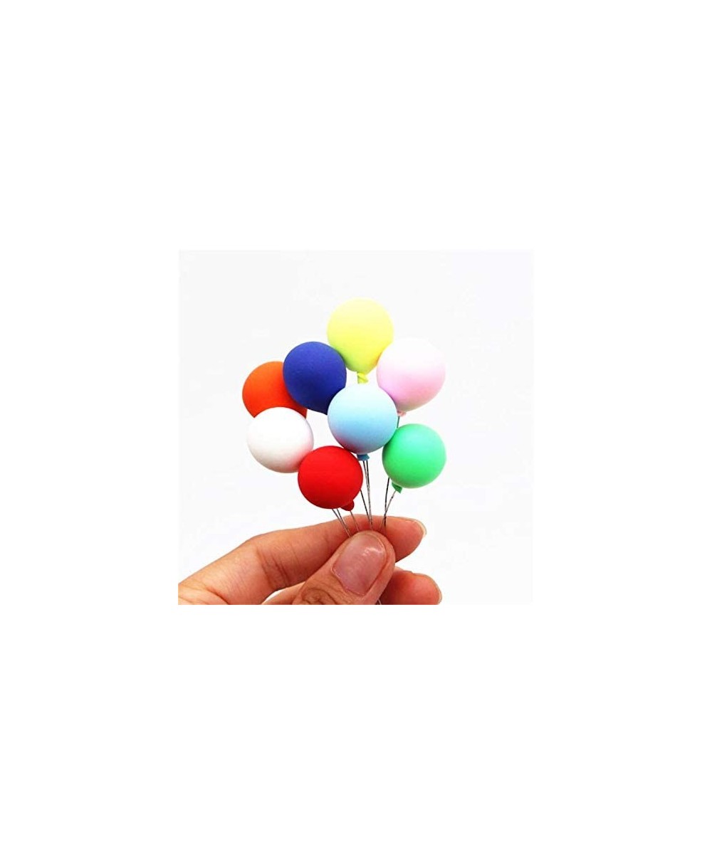 8 Pack 1:12 Dollhouse Miniature Furniture Accessories Colorful Simulated Balloons Handcraft Ornaments Doll House Furniture Mi...