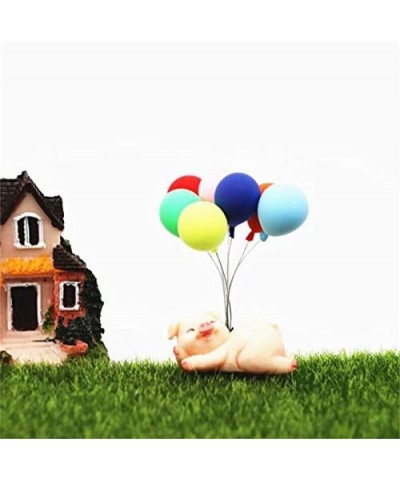 8 Pack 1:12 Dollhouse Miniature Furniture Accessories Colorful Simulated Balloons Handcraft Ornaments Doll House Furniture Mi...