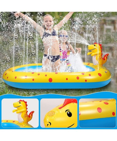 FiGoal Inflatable Dinosaur Swimming Pool for Kids Backyard Garden Grassland Beach Swimming Pool Water mat Fun Water Toys Summ...