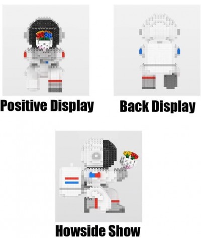 Astronaut Mini Building Blocks Micro Building Kits for Adults with Led Lighting Kit-Flowers1088PCS $44.17 Toy Building Sets