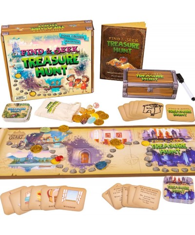 Find and Seek Treasure Hunt Family Board Game for Kids Toddler Ages 3 4 5 6 7 8 9 10 11 12 Years Old and Up - an Indoor Outdo...