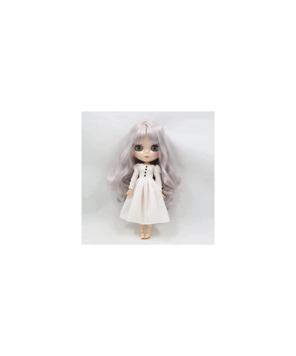 White Dress Cloth for 1/6 BJD Blythe Doll SD DOD DZ fit for 30 cm Doll $33.52 Doll Accessories