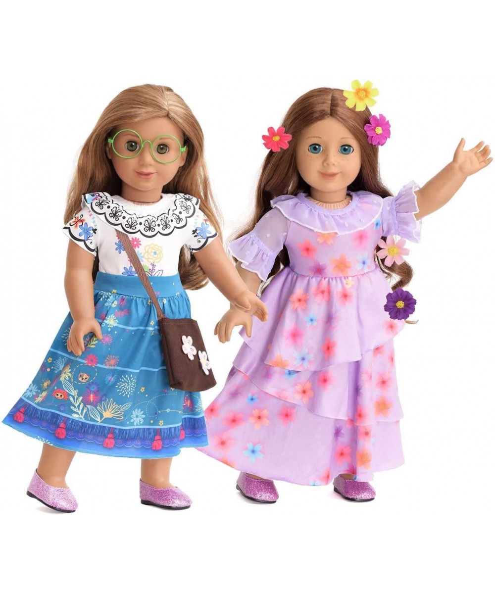 18 Inch Doll Clothes Costume Accesories Magic Costume Flowers Princess Dress for 18" Doll $28.94 Doll Accessories