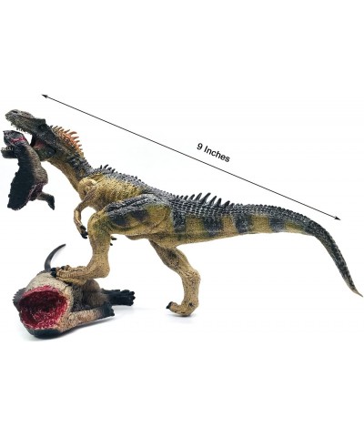 Dinosaur Toys Allosaurus Dinos World Action Figure with Movable Jaw Safari Animal Toys Cool Cake Topper Party Gift and Prize ...