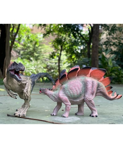 Dinosaur Toys Allosaurus Dinos World Action Figure with Movable Jaw Safari Animal Toys Cool Cake Topper Party Gift and Prize ...