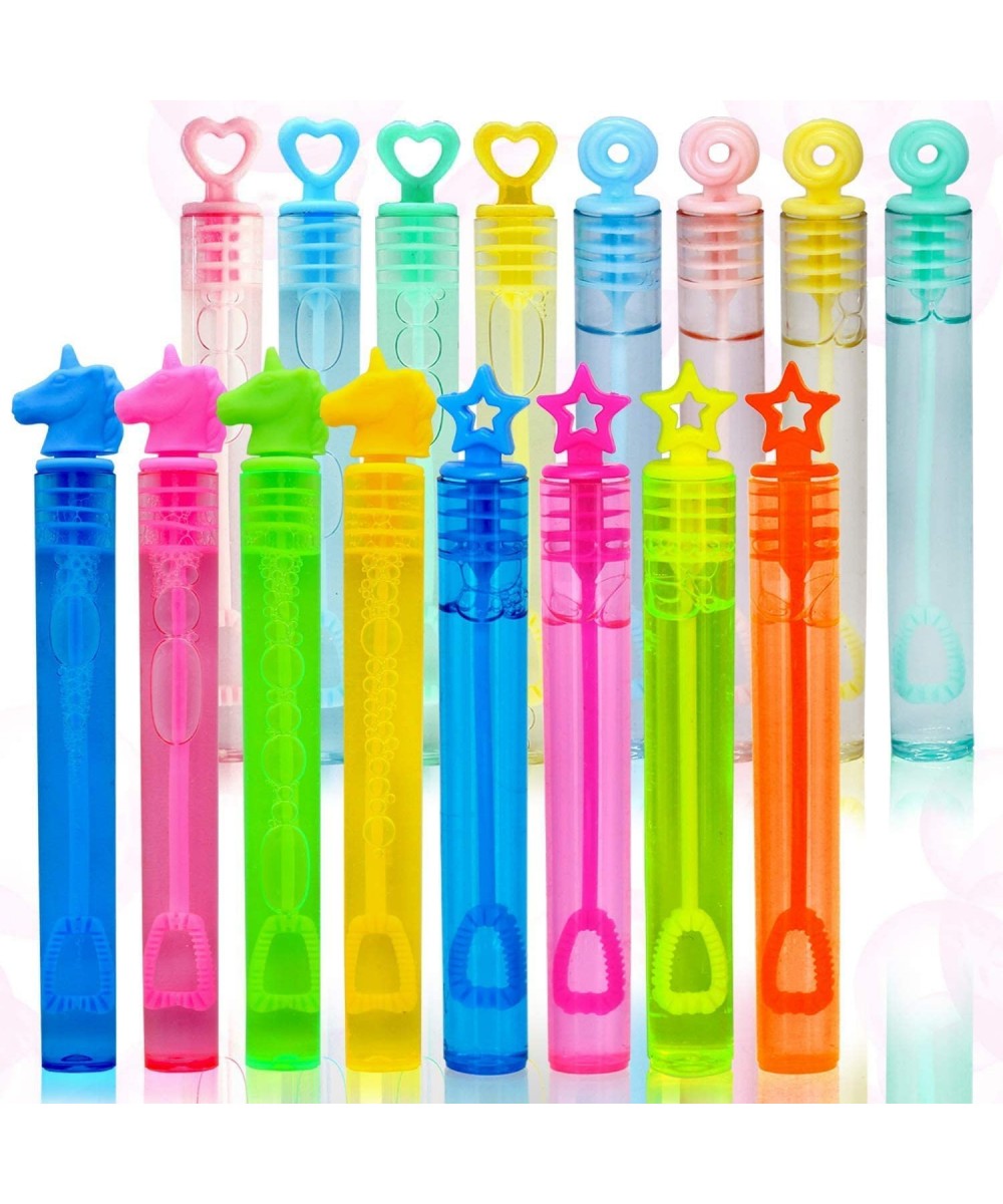 Assorted Styles 48 pcs Mini Bubble Wand Assortment Kids Birthday Party Favors Birthday Bubble Weddings Supplies Bubbles for K...