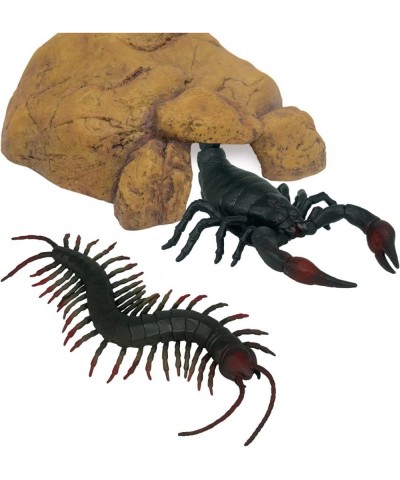 Scorpion Centipede Gag Toys Bugs Prank Figures Animal Joke Toys Insects Figurines Set Must-Have Halloween Garden Decorations ...