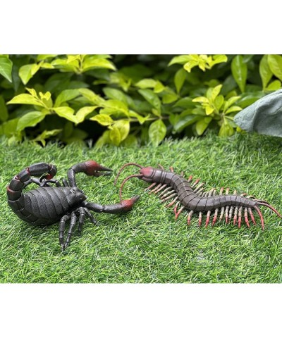 Scorpion Centipede Gag Toys Bugs Prank Figures Animal Joke Toys Insects Figurines Set Must-Have Halloween Garden Decorations ...