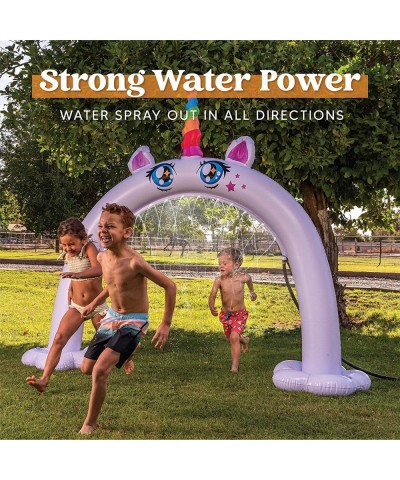 Inflatable Unicorn Water Sprinkler More Stable Inflatable Unicorn Yard Large Outdoor Summer Toys Inflatable Water Park Fun Ba...