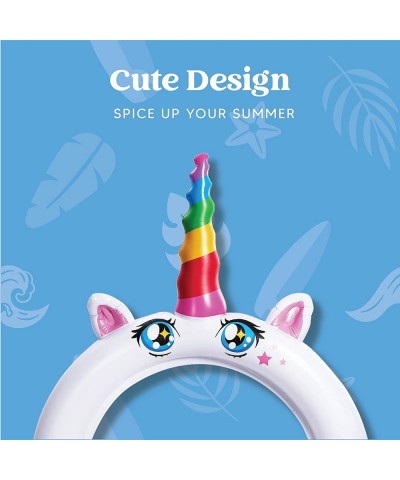 Inflatable Unicorn Water Sprinkler More Stable Inflatable Unicorn Yard Large Outdoor Summer Toys Inflatable Water Park Fun Ba...