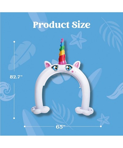 Inflatable Unicorn Water Sprinkler More Stable Inflatable Unicorn Yard Large Outdoor Summer Toys Inflatable Water Park Fun Ba...