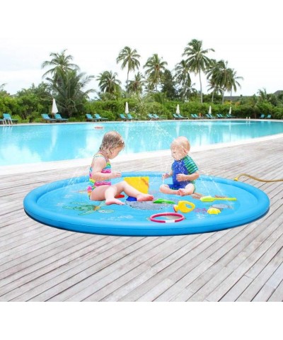 Sprinkle & Splash Play Mat - 68" Water Sprinkler Kiddie Outdoor Outside Water Pool Toys for Toddlers Kids Children Infants Bo...