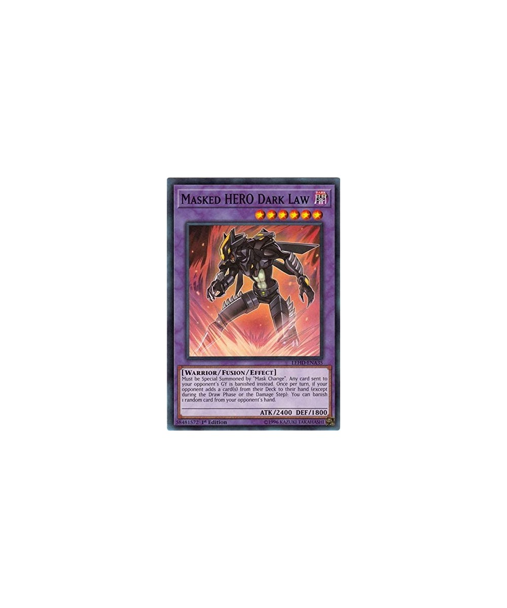 Masked Hero Dark Law - LEHD-ENA35 - Common - 1st Edition - Legendary Hero Decks - Destiny Hero Deck $11.84 Card Games