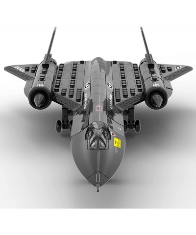 Stem Army Toys US Air Force SR-71 Reconnaissance Aircraft Building Blocks Sets for Boys Fighter Jet Building Toys Gifts for K...