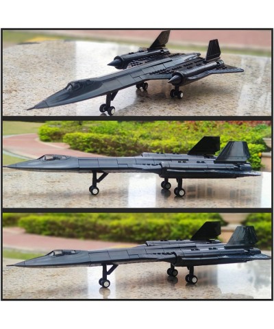 Stem Army Toys US Air Force SR-71 Reconnaissance Aircraft Building Blocks Sets for Boys Fighter Jet Building Toys Gifts for K...