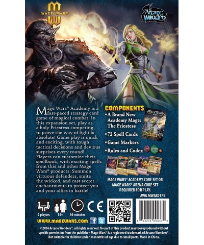 Mage Wars Academy: Priestess Expansion Card Game $33.56 Card Games