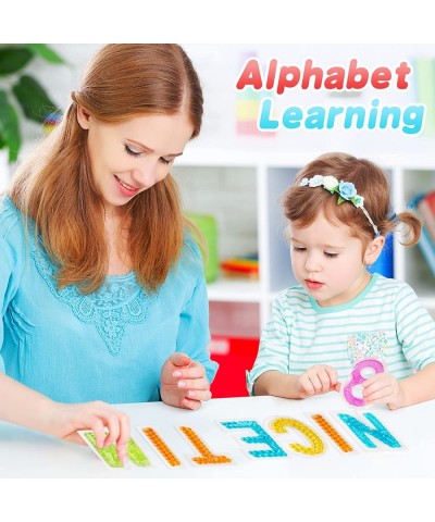 Alphabet Letters Fidget Sensory Toy for Kids: 42 Pcs ABC Number Learning Educational Montessori Set for Preschool Toddlers 2-...