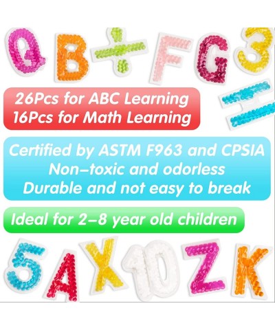 Alphabet Letters Fidget Sensory Toy for Kids: 42 Pcs ABC Number Learning Educational Montessori Set for Preschool Toddlers 2-...