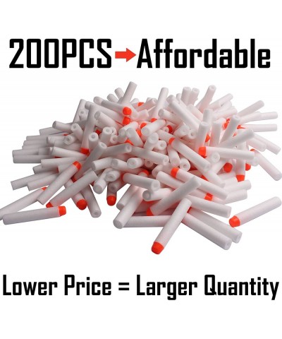 200Pcs Refill Darts for Nerf N Strike Elite 2.0 Glow at The Dark Bullets Pack - White $21.48 Toy Foam Blasters & Guns