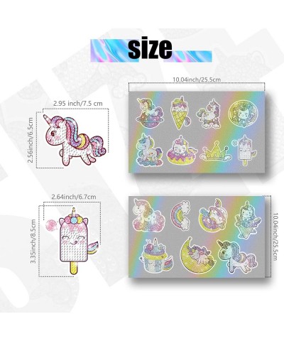 Unicorn Diamond Painting Kits 15pcs Diamond Dots Art for Kids Girls Diamond Stickers with Diamond Dots Kits (2 Sheets) $15.65...