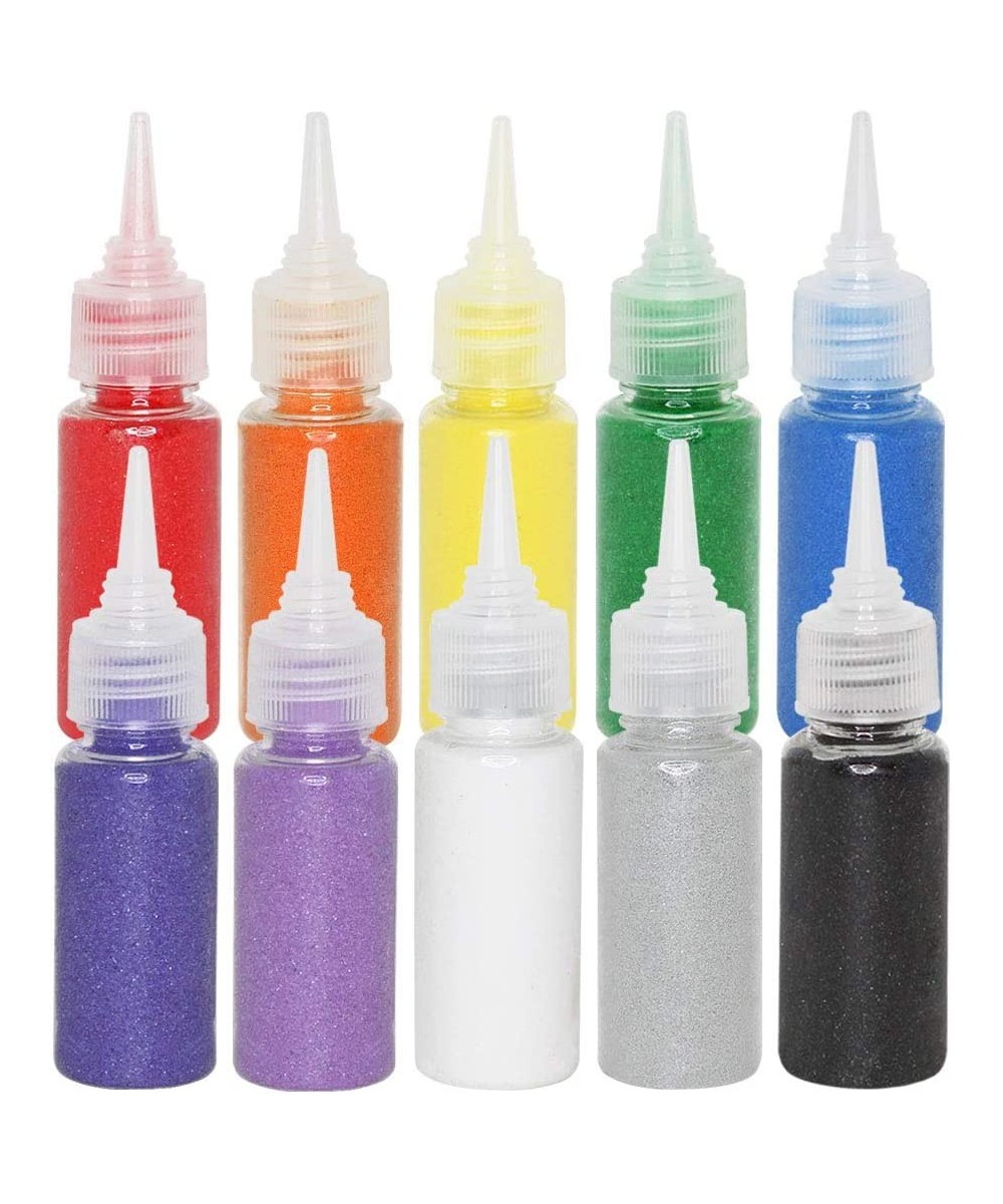 Craft/Terrarium Sand 10pcs Assorted Colors Pack 1.25oz Bottles (Rainbow) $18.83 Kids' Drawing & Writing Boards