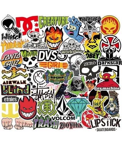 Skateboard Stickers 100Pcs/Pack Cool Waterproof Stickers for Laptop Water Bottle Suitcase Phone Skateboarding Stickers Decal ...