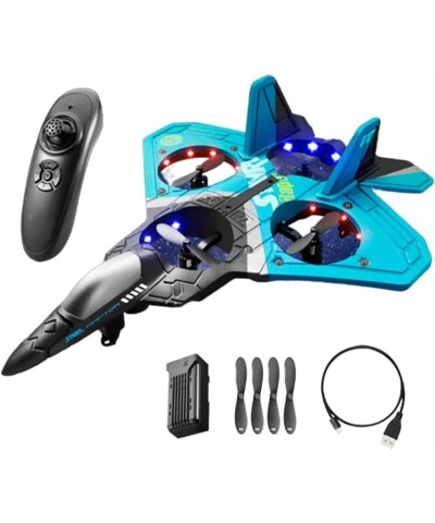 V17 Jet Fighter Stunt RC Airplane 2022 Upgrade RC Plane - 2.4GHz 6 CH Remote Control Airplane with 360° Stunt Spin Remote and...