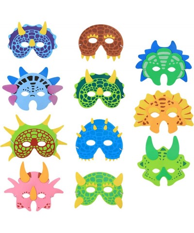 22 Pack Dinosaur Party Masks Dinosaur Face Masks for Kids Dino Party Masks $20.49 Kids' Dress-Up Accessories