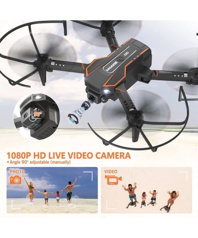 Mini Drone with Camera for Kids Remote Control Helicopter Toys Gifts for Boys Girls FPV RC Quadcopter with 1080P Live Video C...