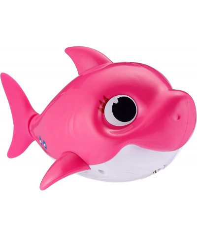 Baby Shark Battery-Powered Sing and Swim Bath Toy by ZURU - Mommy Shark (Pink) (Custom Packaging) & Baby Shark Battery-Powere...