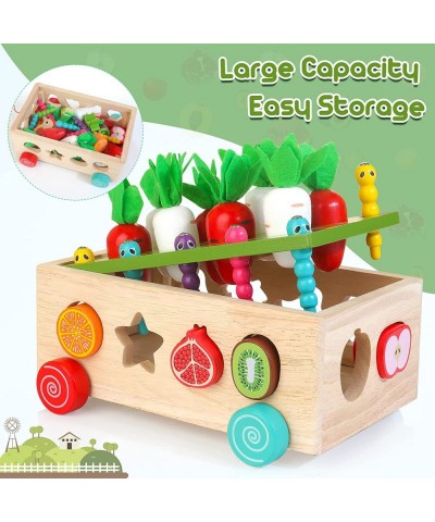 Toddlers Montessori Educational Toys for Kids Age 2 3 4 Years Old Shape Sorting Toys for Boys Girls 2-4 Wood Preschool Learni...