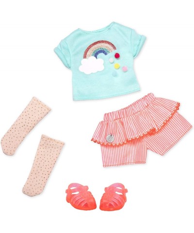 Colorful as a Rainbow Summer Outfit -14-inch Doll Clothes– Toys Clothes and Accessories for Girls 3-Year-Old and Up $17.89 Do...