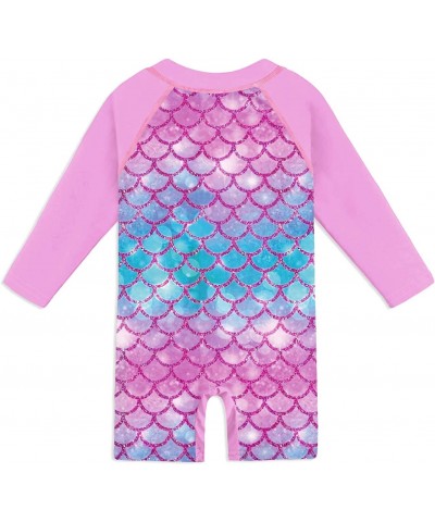 Baby UPF 50+ One Piece Swimsuit Sun Protective Long Sleeve Swimwear 0-36 Months $29.61 Kids' Costumes