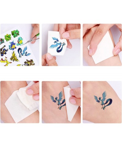 SENTOKE 20 Sheets Temporary Tattoos Stickers as Cartoon Theme Party Favors and Birthday Supplies Decorations for Classroom Sc...