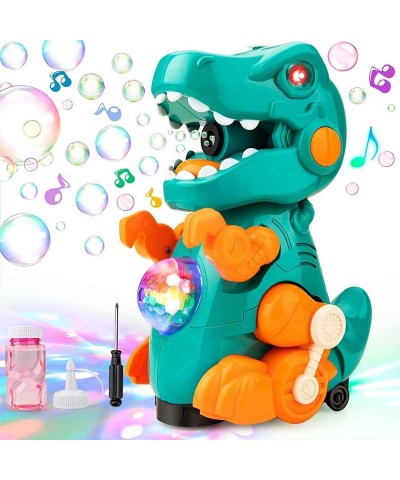 Dinosaur Bubble Machine for Toddlers Kids with Sound and Light Effects Mobile & Stationery Two Settings Leakage Free Bubble M...