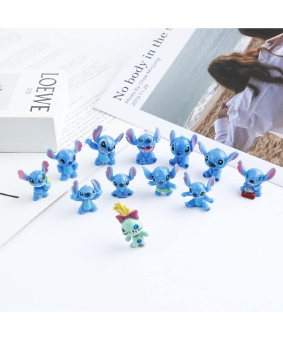 12 Styles Stitch Cake Topper Figurines Ohana Means Family Party Supplies Birthday Cartoon Figure Toys Decoration $22.67 Kids'...